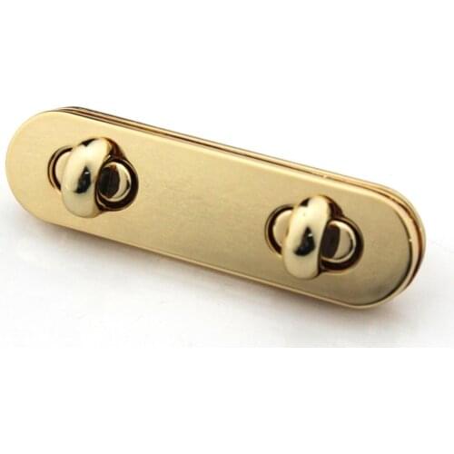 1pcs Metal Bag Fashion Lock Turn Lock Clasp Closure Parts for Leather Craft Women Bag Handbag Purse DIY Hardware Accessories