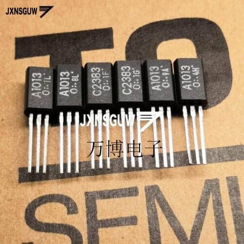 10pair 2SA1013 2SC2383 O TO-92L Transistor A1013 C2383 Audio Power Amplifier 2SA1013-O 2SC2383-O power transistor Bagged White