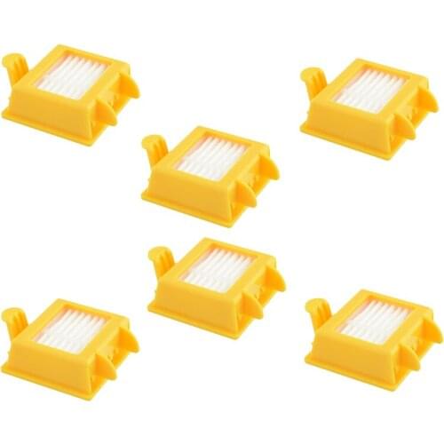 6pcs Hepa Filter Clean Replacement Kit Fit for iRobot Roomba 700 Series 760 770 780 Vacuum Cleaner Filters Accessories