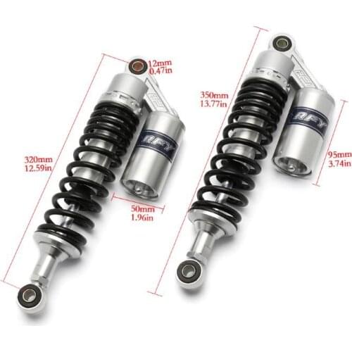 7mm spring 320mm motorcycle Rear shock absorber For Honda CB400 SF CB400 VTEC Yamaha XS400 Kawasaki Suzuki black