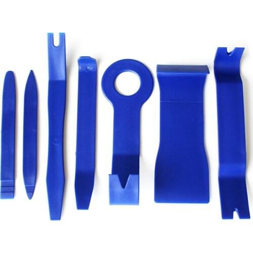 7 Pcs Car Instrument Panel Audio Cd Central Control Area Removal Tool