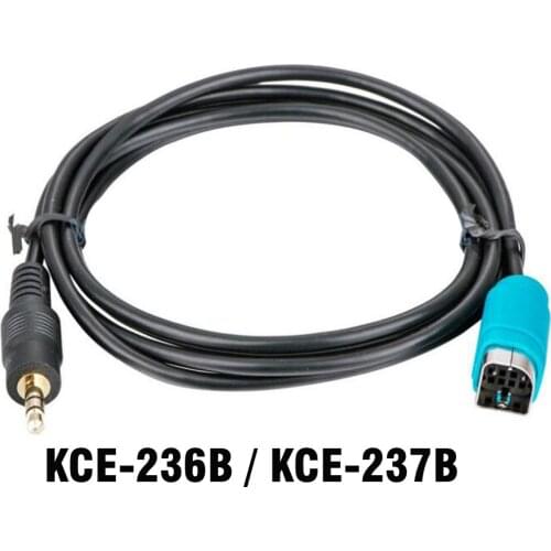 3.5mm Aux Cable Connection Audio Adapter for ALPINE KCE-236B CDA-9884 CDA-9886M MP3/ KCE-237B