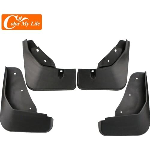 Color My Life ABS Mudflaps Mud Flaps Front Rear Mudguards Fender for Ford Ecosport 2018 - 2020 Splash Guards Parts Accessories