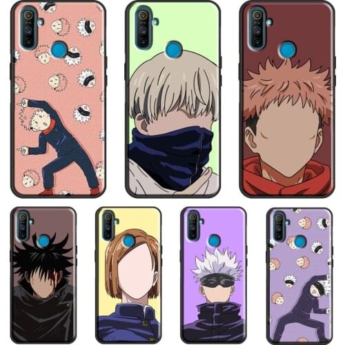 Jujutsu Kaisen Gojo Satoru For OnePlus 9 Pro 8 Pro Nord 8T 9R Case For OPPO Realme 8 Pro Q3 6 7 Pro C15 C3 GT Cover