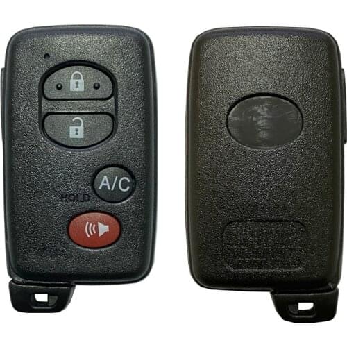 CN007207 Aftermarket 2010+ Toyota Prius Smart Key 4 Button 314MHz FCCID HYQ14ACX 5290 P/N 89904-47150 Keyless Go