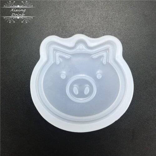 DIY pig shape resin silicone mold sugar craft cake decoration tool hand craft epoxy resin jewelry mold