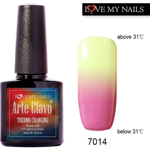Arte Clavo Temperature Change Color Professional Nail Art Paint UV Gel Nail Polish Colors Soak Off Gel Varnish Lacquer
