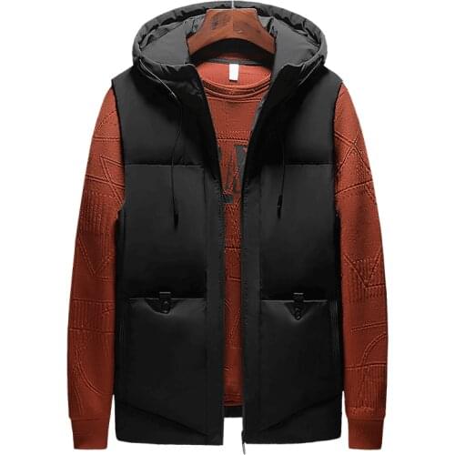 HYHFYR Hooded Vests For Men