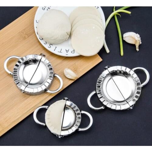 Easy DIY Dumpling Mold Dumpling Wrapper Cutter Making Machine Cooking Pastry Tool Kitchen Tools Dumpling Jiaozi Maker Device