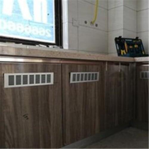 2pcs Rectangular Air Vent Grille Ventilation Cover Closet Shoe Wardrobe Cabinet Mesh Hole Louver Vent Home Decor Cover