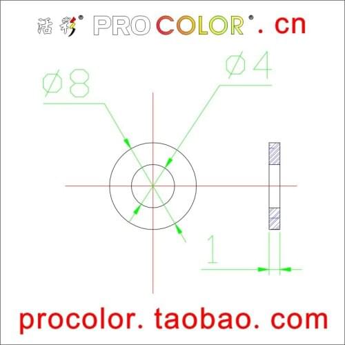 Made mould OEM Transparent good elongation Silicone O Ring Seal flat ring gasket OD 8MM *Hollow plug inner hole 4mm *thick 1mm