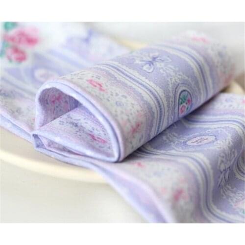 80D Sweet Lolita Pantyhose Velvet flower Printed Stockings Japanese Kawaii Tights D078