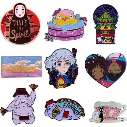 Cute Anime Movies TV Hard Enamel Pins Collect Children Fashion Jewelry Gifts Metal Cartoon Brooch Backpack Collar Lapel Badges