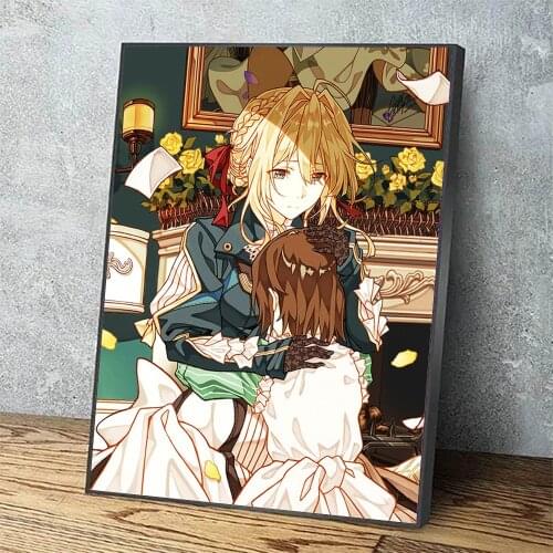 Wall Art Home Decor Anime Japan Hd Print Modular Picture Violet Evergarden Posters Canvas Paintings For Bedroom Artwork Frame