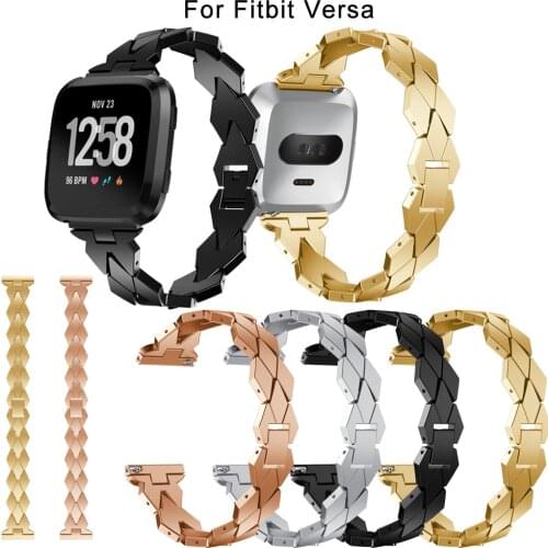 Stainless steeel Watchband for Fitbit Versa Smart watch fashion Strap Bracelet sport Watchband for Fitbit Versa band accessories