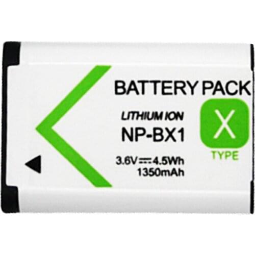 New NP-BX1 npbx1 np bx1 Battery For Sony FDR-X3000R RX100 RX100 M7 M6 AS300 HX400 HX60 WX350 AS300V HDR-AS300R FDR-X3000