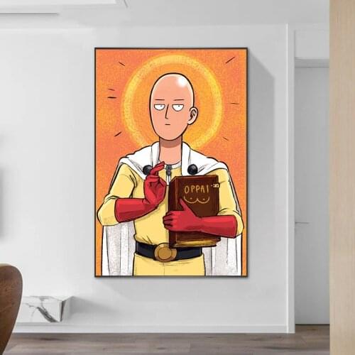 One Punch Man High Quality Anime Manga Wall Art Print Decor,50 x 70 cm,No Frame