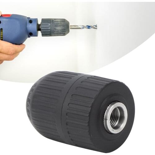 1/2-20UNF Self-Tightening Drill Chuck 2-13mm Tool for Lathe Milling Machine Chuck Adapter Machine Tool Accessories