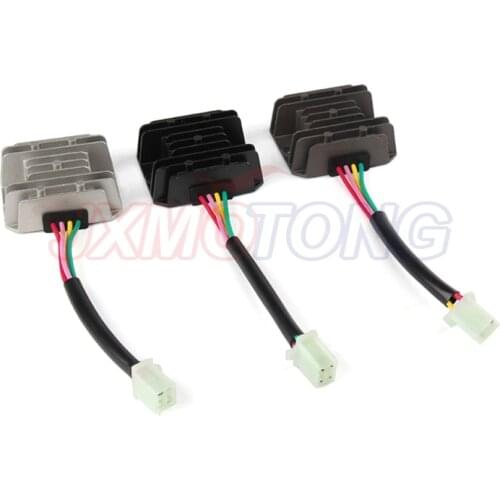 4 Wire Male Plug Voltage Regulator Rectifier For GY6 Moped Scooter Motorcycle ATV Quad Dirt Bike