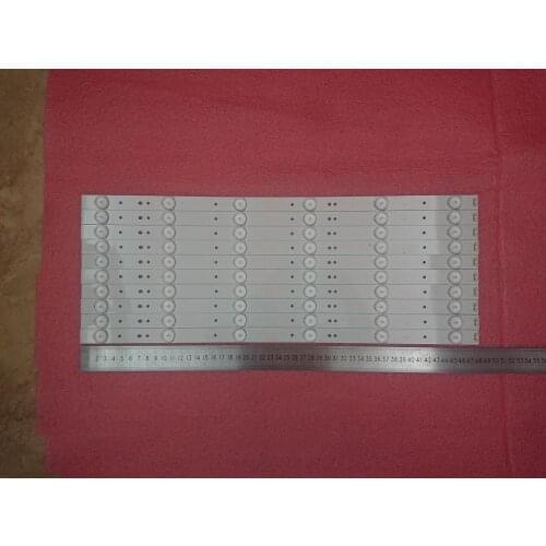 50pcs/lot LED backlight strip for 49E360E 49E3000 49E6080 49E5ERS LC490DUJ-SH A2 5800-W49001-0P00 1P00 2P00 5850-W50007-1P00