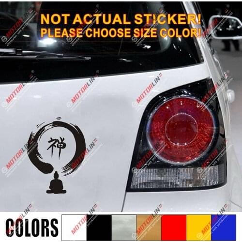 Yoga Meditation Zen Buddha Decal Sticker Car Vinyl Buddhism Lotus India
