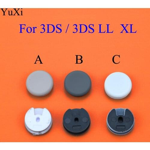 YuXi Replace Plastic 3D Analog Controller Stick Cap 3D Joystick Cap Cover Button For 3DS 3DSLL 3DS XL