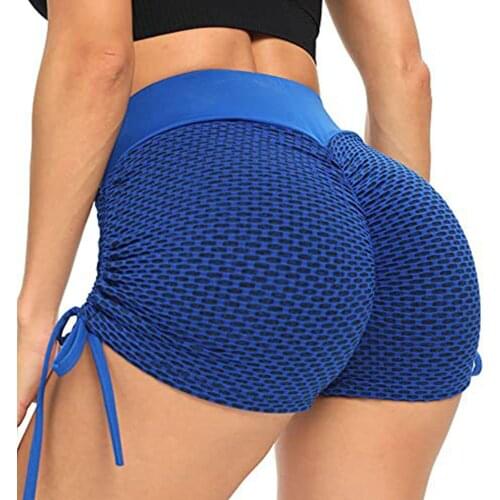 Womens Sports High Waist Shorts Athletic Gym Workout Fitness Yoga Leggings Briefs Athletic Breathable Absorb Sweat Sexy Hip