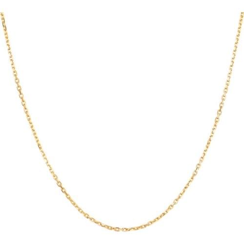 18K yellow gold necklace chain for woman