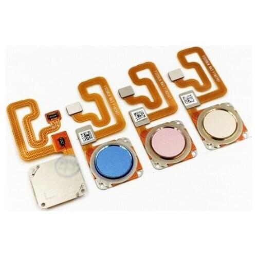 10PCS For Xiaomi redmi 6 6A Fingerprint Scanner Touch Sensor ID Home Button Return Flex Cable