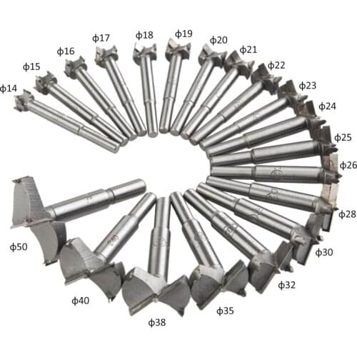 2021 New 20pcs/set 14-50mm Forstner Drill Bits Woodworking Self Centering Hole Saw Cutter