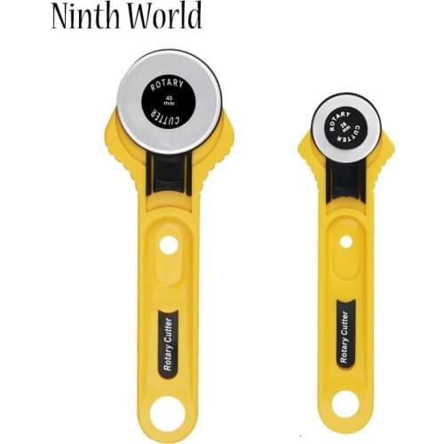 45mm/28mm Rotary Cutter Set Blades Fabric Circular Quilting Cutting Patchwork Leathercraft Sewing Tool Quilter Leather Cutter