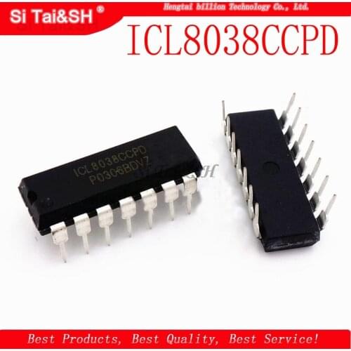 5PCS ICL8038CCPD ICL8038 DIP14 DIP Precision Waveform Generator/Voltage Controlled Oscillator new original