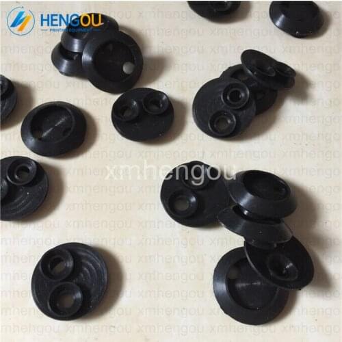 50 Pieces black rubber sucker for offset printing machine G2.028.405 66.028.405 Size: OD=27.5mm ID=17mm