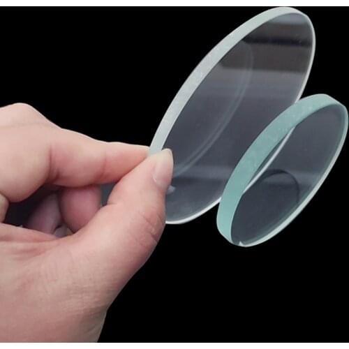 Armoured Tempering Glass Toughened glass stalinite Plat Lens Thickness 5mm High Temperature resistance Lens 2PCS