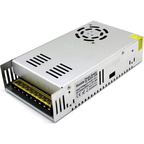 DC 28V 21.5A 600W LED Light Belt Driver Switching Power Supply 110V 220V AC Constant Voltage Transformer Monitoring CCTV CNC