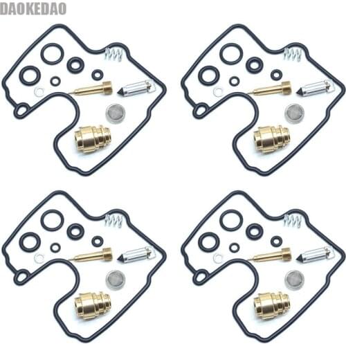 For Kawasaki Ninja ZX6R 1998-2002 ZZR600 2005-2008 ZX 600 Carburetor Carb Repair Kit Float Valve Bowl Gasket Ring Rebuild Set