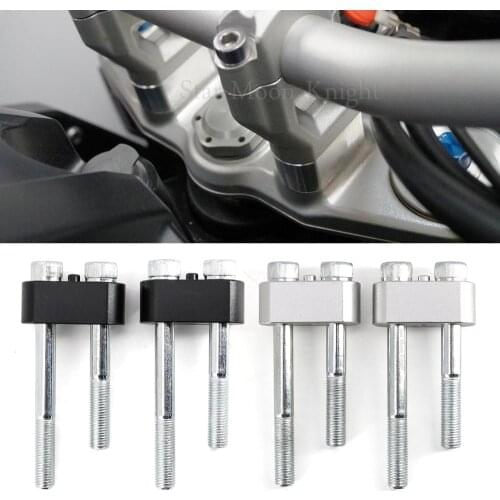 For Triumph Tiger 900 GT Pro Rally Pro Tiger900 2020 Motorcycle Handlebar Risers Clamp Mounting Mount Riser CNC Billet Aluminum