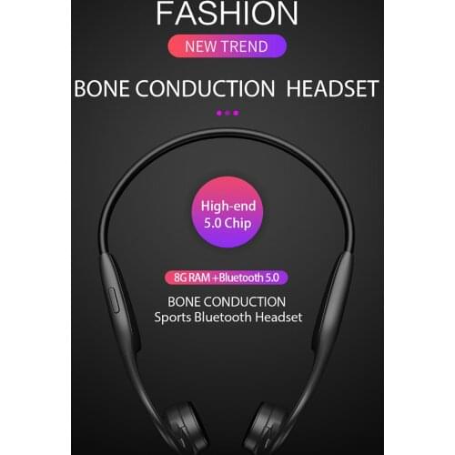 H10 Bone Conduction Headset Comes With 8G Memory Wireless Bluetooth Headphones Stereo Headset Sports Outdoor Riding