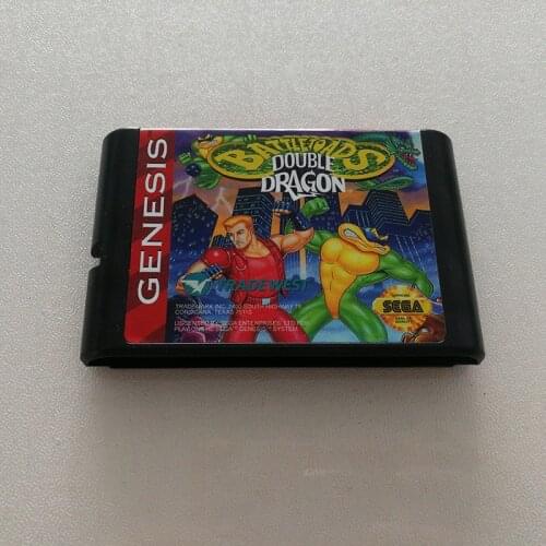 Battletoads Double Dragon 16 Bit MD Game Card For Sega Mega Drive Genesis
