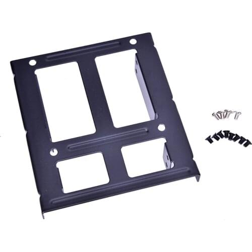 2.5 To 3.5 Hard Disk Bracket Hard Drive Dual Desktop SSD Mounting Bracket Internal Adapter