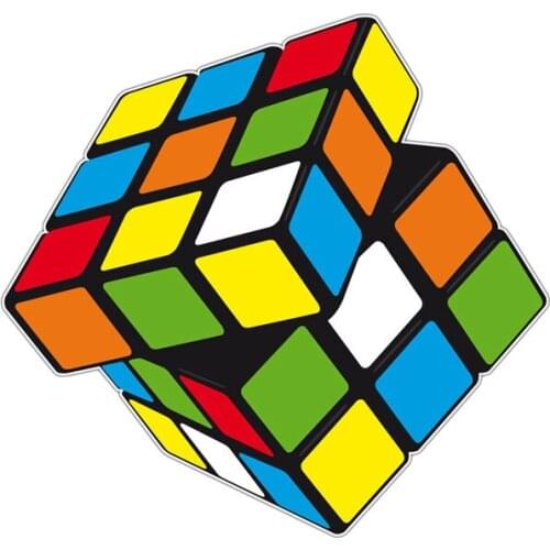 LLY-1215 High Quality Magic Speed Puzzle Car Sticker Art Decor PVC Motorcycle Cars Accessories Waterproof Sunscreen Decals