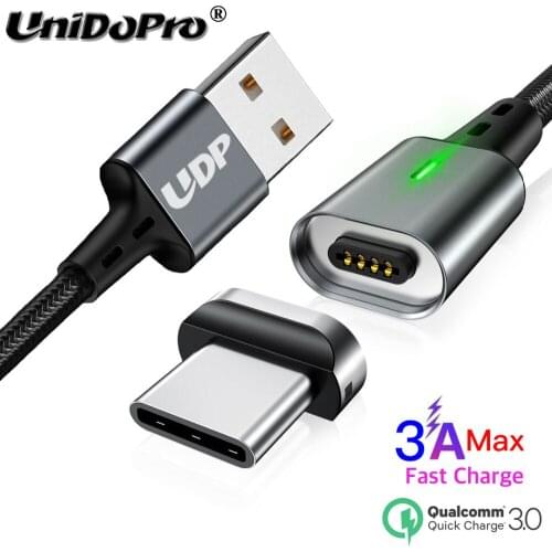 QC 3.0 Quick Charge 3A Magnetic Fast USB Type C Data Sync Charger Cable for Huawei Mediapad M6 M5 Honor Waterplay V20 P20 P30