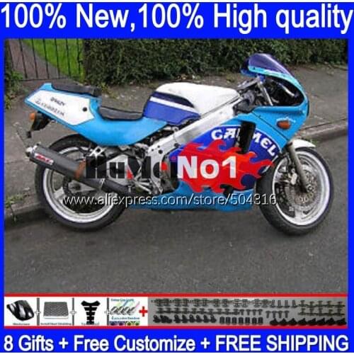 CBR400 RR For HONDA CBR 400 RR 400RR 1988 1989 1990 1991 1992 1993 136MC.48 blue glossy CBR400RR NC23 88 89 90 91 92 93 Fairing