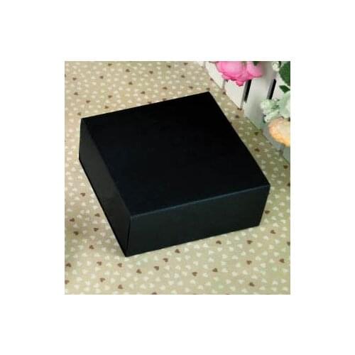 Wholesale inner size10*10*5CM Black Drawer kraft paper gift box/ food biscuit cooky paper box/bread Cake paper box200piece\lot