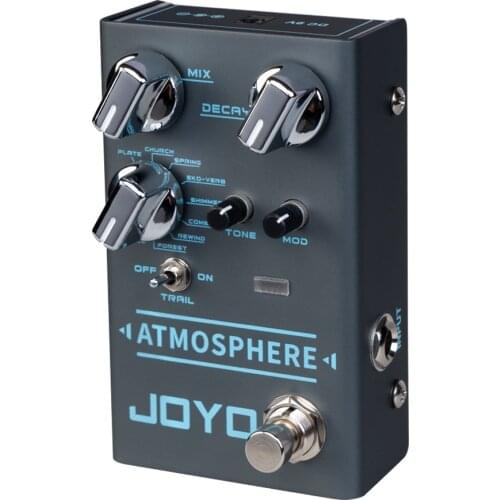 Joyo R-14 Atmosphere- Reverb Pedal Multi Effect Pedal for Electric Guitar Bass Digital Reverb Pedal Pedaleira De Guitarra