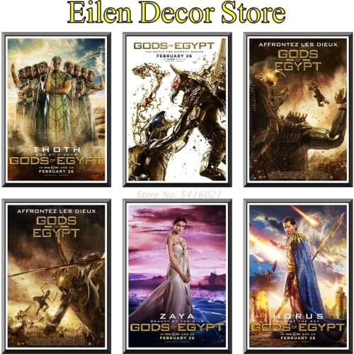 Gods of Egypt Movie Poster Posters & Prints Home Decoration Kraft Paper Wall Decor Funny Art Printing For Home & Living 42X30cm