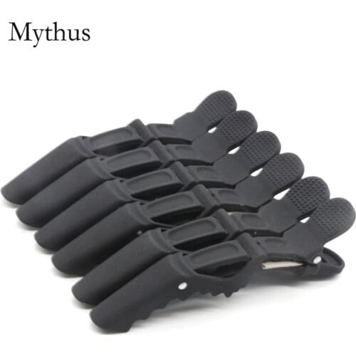 Professional Salon Barber Hairdressing Alligator Clip In 6Pcs/Lot Wellspring Hair Cutting Sectioning Sharp Hair Clip Accessories