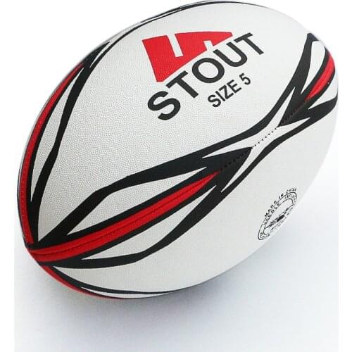 Size 5 Rugby for game training granules Wear resistant non-slip English rugby white Standard Ball for Match