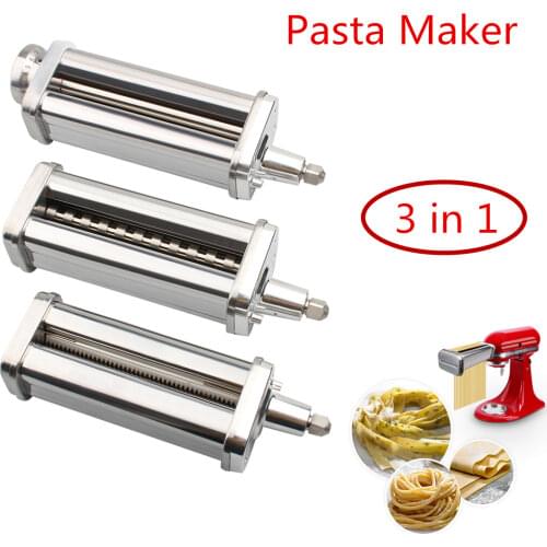 Pasta Roller Cutter Parts For KitchenAid Pasta for KitchenAid Stand Mixers Pasta Sheet Roller Spaghetti Cutter Fettuccine Cutter