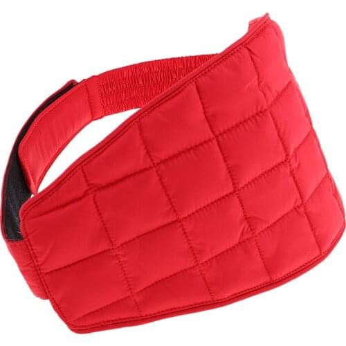 Unisex Warm Soft Duck Down Waist Warmer Kidney Supports Thermal Waistband Stomach Warming Protector Wrap Back Brace Band